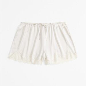 Abercrombie Lace and Satin Sleep Shorts